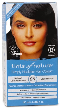 Miniatyrbild Tints of Nature Mrkaste Brun 2N, 130ml