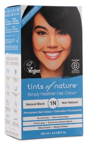 Miniatyrbild Tints of Nature Natural Black 1N, 130ml