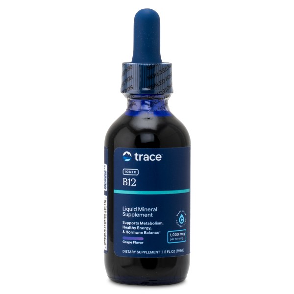 Trace Minerals Liquid Ionic B12 (1,000 mcg), 59 ml