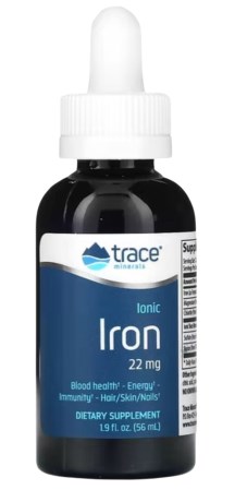 Miniatyrbild Trace Minerals Liquid Ionic Iron (22 mg), 56 ml