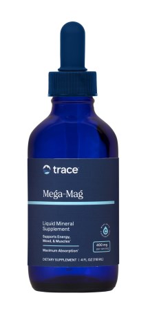 Miniatyrbild Trace Minerals Liquid Mega-Mag (400 mg), 118 ml