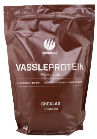 Miniatyrbild Trainimal Vassleprotein, Choklad, 1 kg