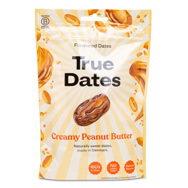 True Dates, Creamy Peanut Butter, 100 g