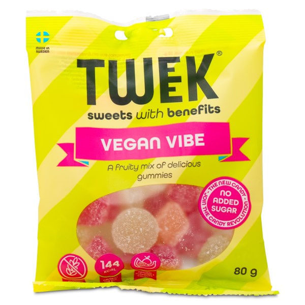 Tweek Gummies Vegan, 80 g, Vegan Vibes