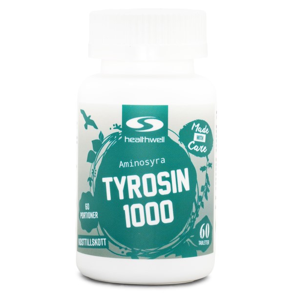 Healthwell Tyrosin 1000, 60 tabl