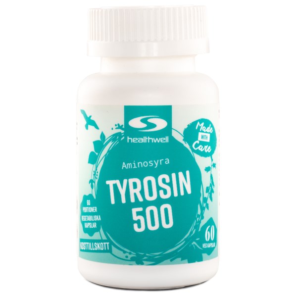 Healthwell Tyrosin 500, 60 kaps