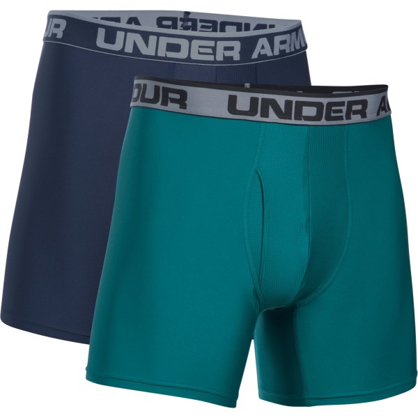 Under Armour Original 6 Boxerjock 2-pack S Midnight Navy/Turquoise Sky