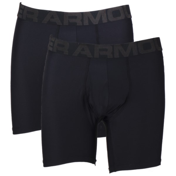 Under Armour Tech 6in Boxerjock 2-pack  Black