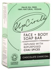 Miniatyrbild UpCircle Chocolate Charcoal Chai Soap Bar, 100 ml 