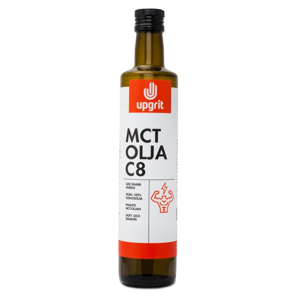 Upgrit C8 MCT-olja, 500 ml