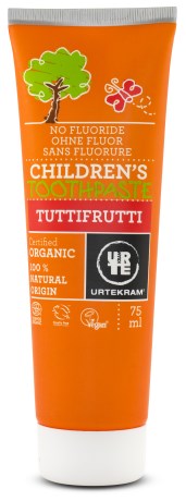 Miniatyrbild Urtekram Childrens Toothpaste, Liquorice, 75 ml