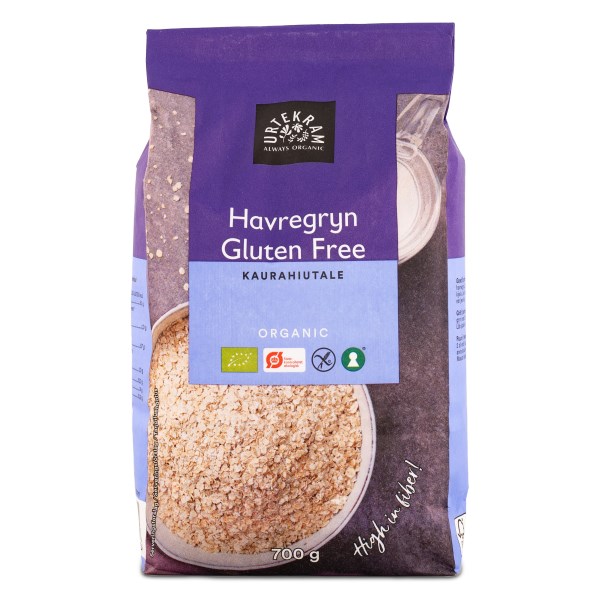 Urtekram Havregryn Glutenfri, 700 g