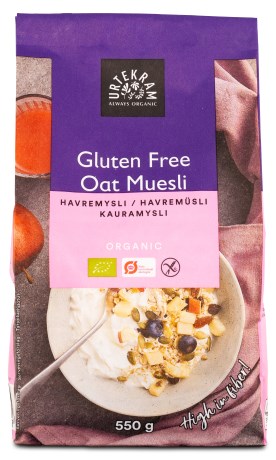 Miniatyrbild Urtekram Havremusli Glutenfri, 550 g