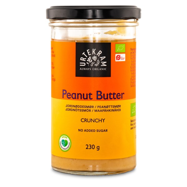 Urtekram Jordnötssmör Crunchy EKO 230 g