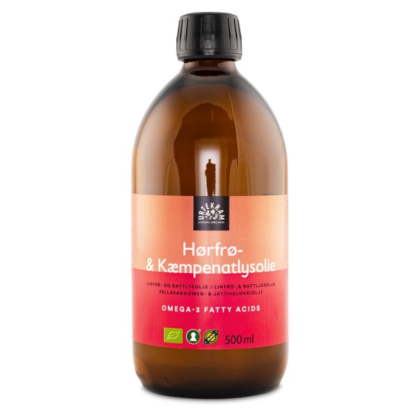 Urtekram Linfrö- och Nattljusolja EKO 500 ml