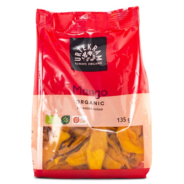 Urtekram Torkad Mango EKO, 135 g