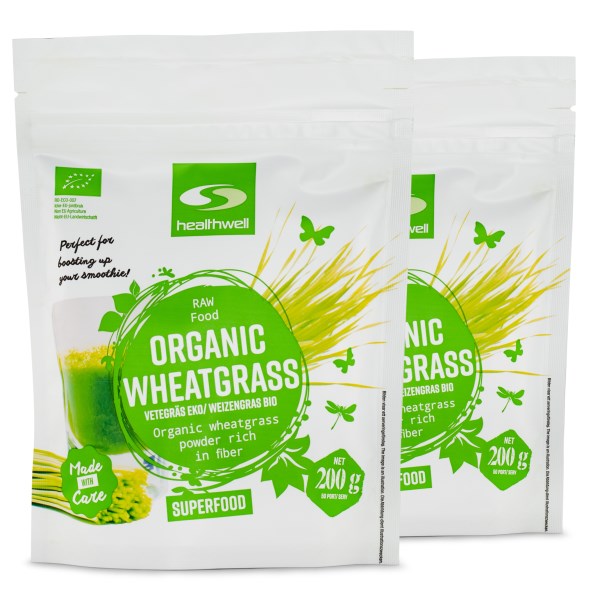 Healthwell Vetegräs EKO, 400 g