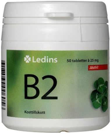 Miniatyrbild Ledins Vitamin B2, 50 tabl