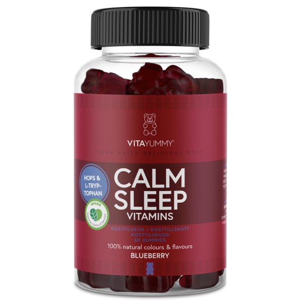 VitaYummy Calm Sleep, Blueberry, 60 Gummies
