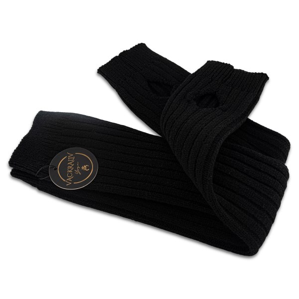 VL Yoga Warm Ups Knit Short One Size Black