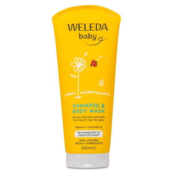 Weleda Calendula Shampoo And Body Wash, 200ml