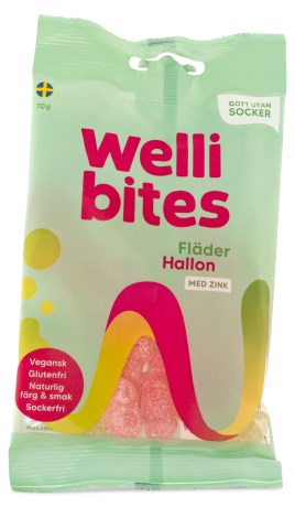 Miniatyrbild Wellibites Fl�der & Hallon, 70 g