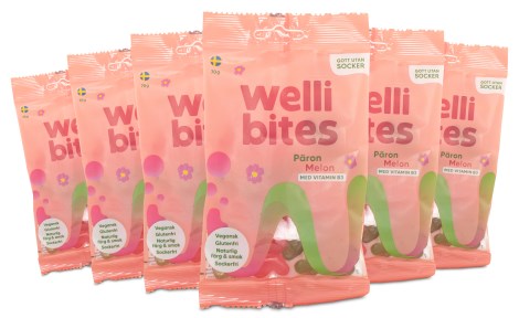 Miniatyrbild Wellibites Pron & Melon, 6-pack