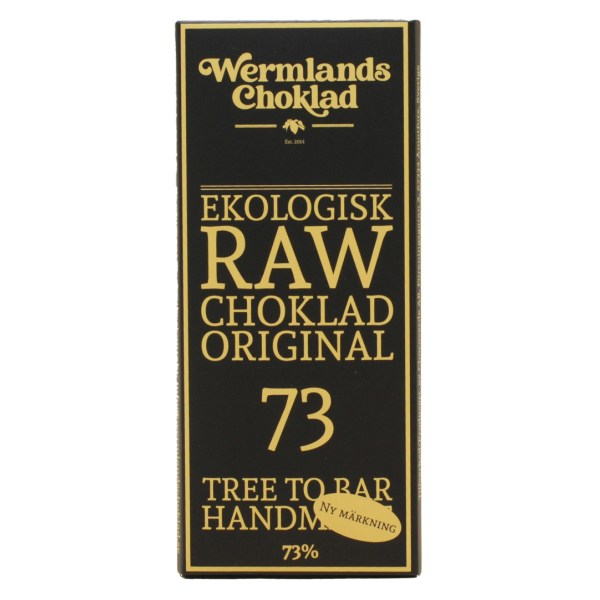 WermlandsChoklad Rawchoklad EKO, 50 g, Orginal 73 %