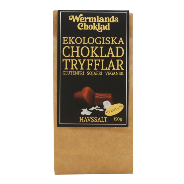 WermlandsChoklad Tryfflar EKO, Havssalt, 150 g
