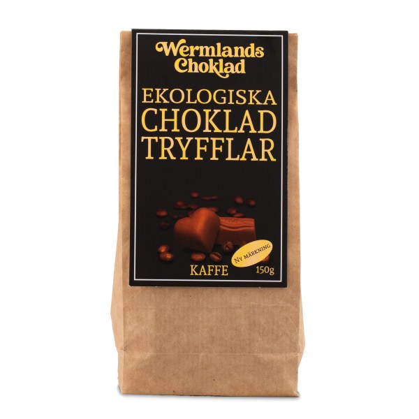 WermlandsChoklad Tryfflar EKO, Kaffe, 150 g