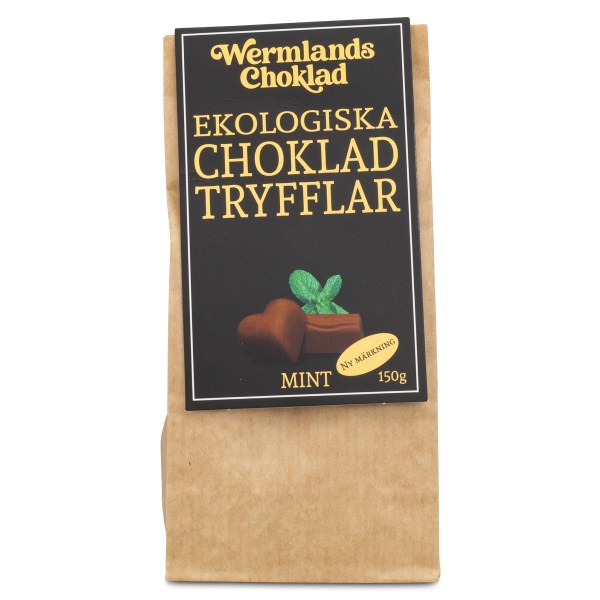 WermlandsChoklad Tryfflar EKO, Mint, 150 g