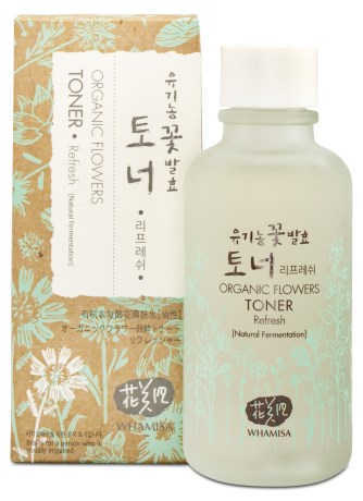 Miniatyrbild Whamisa Organic Flowers Toner Refresh, 120 ml