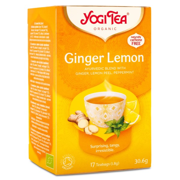 Yogi Tea Ginger Lemon, 17 påsar