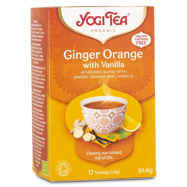 Yogi Tea Ginger Orange, 17 påsar