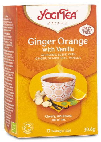 Miniatyrbild Yogi Tea Ginger Orange, 17 psar
