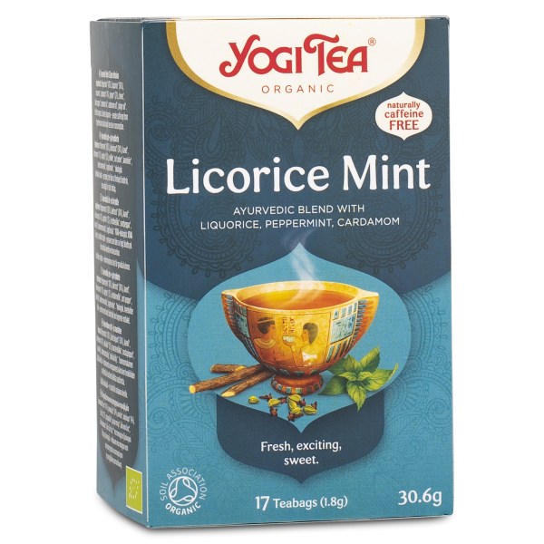 Yogi Tea Licorice Mint, 17 påsar