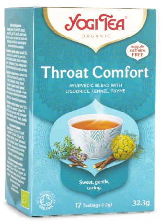 Miniatyrbild Yogi Tea Throat Comfort, 17 p�sar
