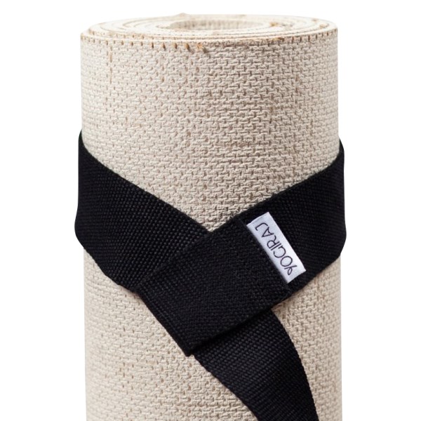Yogiraj Yoga Mat Carry Strap, Midnight Black