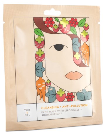 Miniatyrbild You&Oil Cleansing + Anti-pollution Face Mask w Liposomes, 1 st