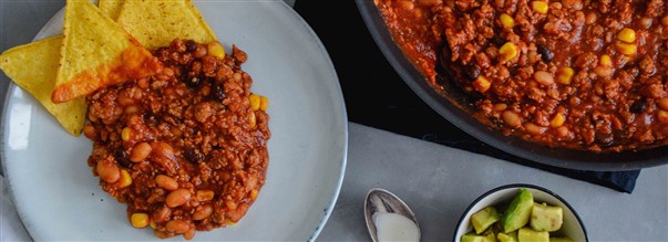 Vegetarisk chili con carne