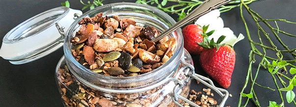 Hemmagjord granola med kokosolja