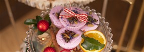 Gr egen muffinstvl med juldoft