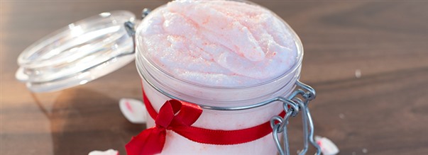 Vispad sockerskrubb med pepparmynta