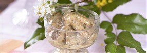 Vegansk senapssill med aubergine