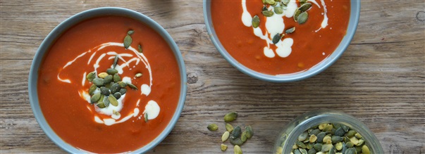 Tomatsoppa med linser