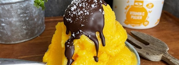 Kalorismarts apelsinsorbet med C-vitamin