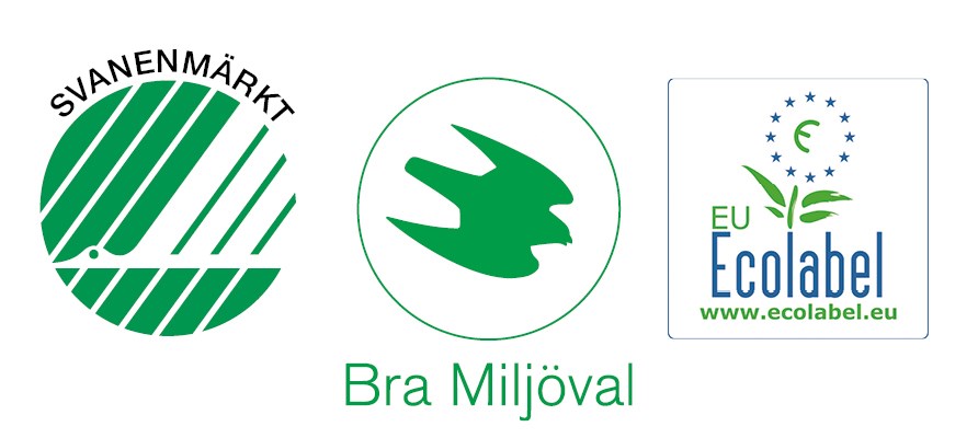 Symboler för miljömärkning. Symboler för miljömärkning.