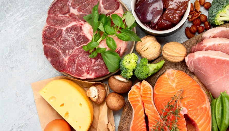 Mat som inneh�ller B-vitaminer. 