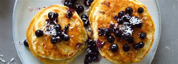 Nyttiga bananpannkakor