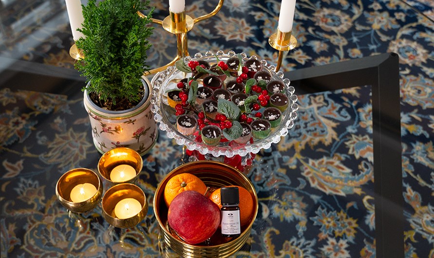 Ischoklad med smak av pepparmint